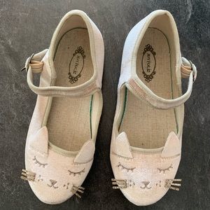 Girls Joyfolie Ellie Mary Janes Velvet Cat Flats
